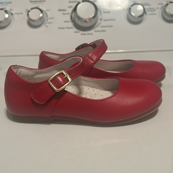 L’Amour Red Flats sz 12 worn once - Picture 4 of 10